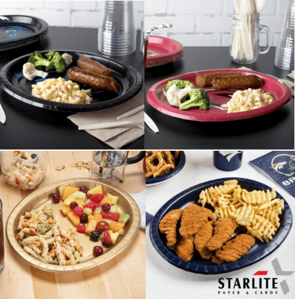 Piring saji dari kertas