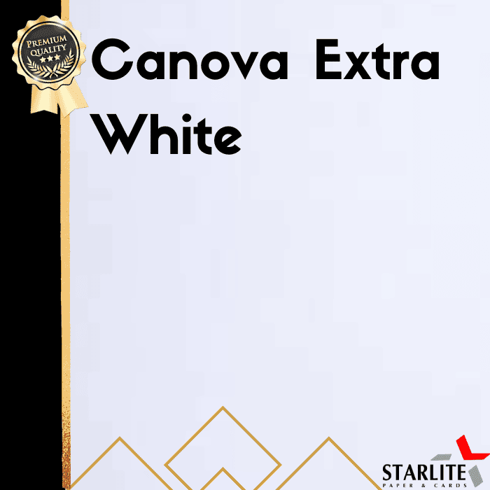 Canva extra white premium quality paper for printing invitations, greeting cards, stationery, and decorative projects, ideal for craft and professional use.