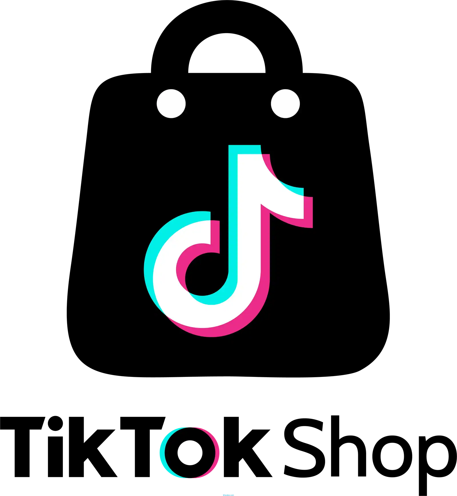 Modern TikTok logo on black background, digital media icon, trendy social media symbol, colorful app icon design, digital marketing and entertainment branding.