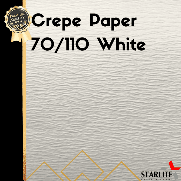 Lining - Crepe Paper 70_110 White