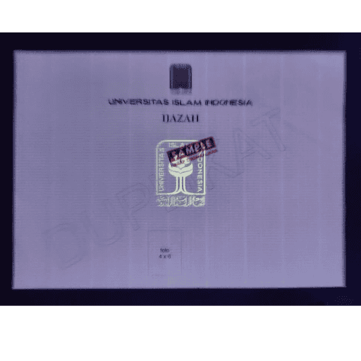 Ijazah Universitas Islam Indonesia