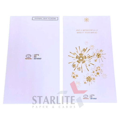 Toyota Envelope Greeting for Customer in Holiday Season